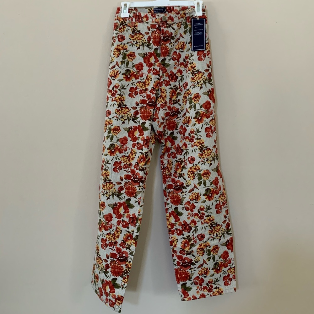 NWT Warm Floral Pants
